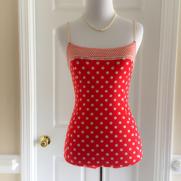 GAP Other - NWOT Gap Red Polka Dot Bodysuit